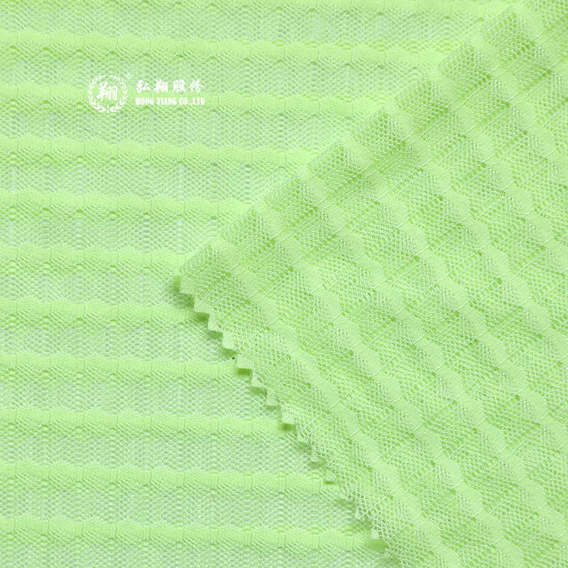 JN191PY2 Nylon-Spandex-Jacquard-Unterwäschegewebe mit hellem Mesh