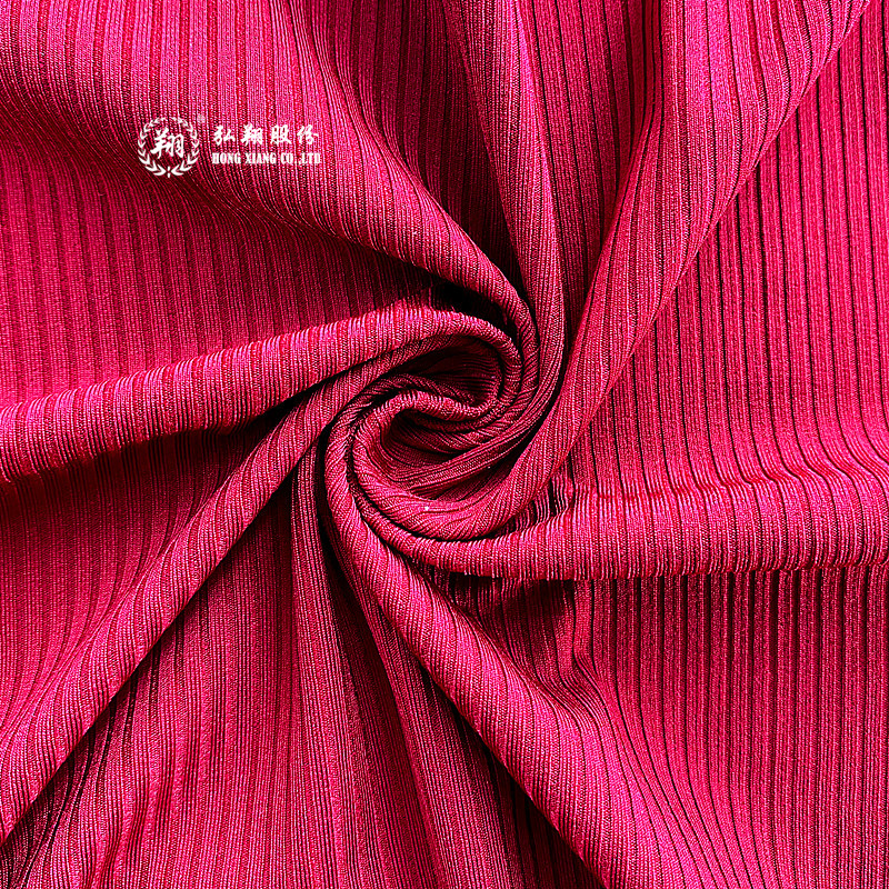 N186TH8 Nylon-Polyester-Spandex-Melange-Rippengewebe